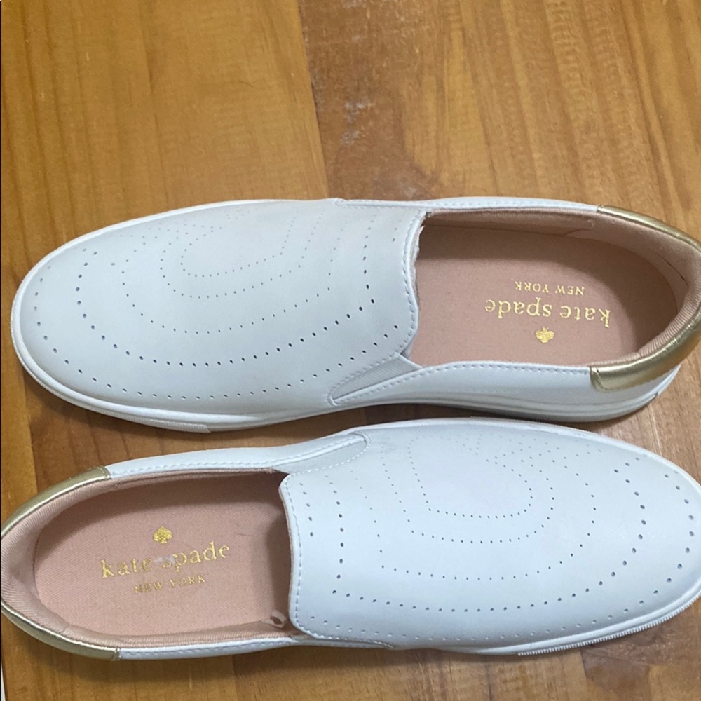 COPY - Kate Spade White Slip-On Sneakers
